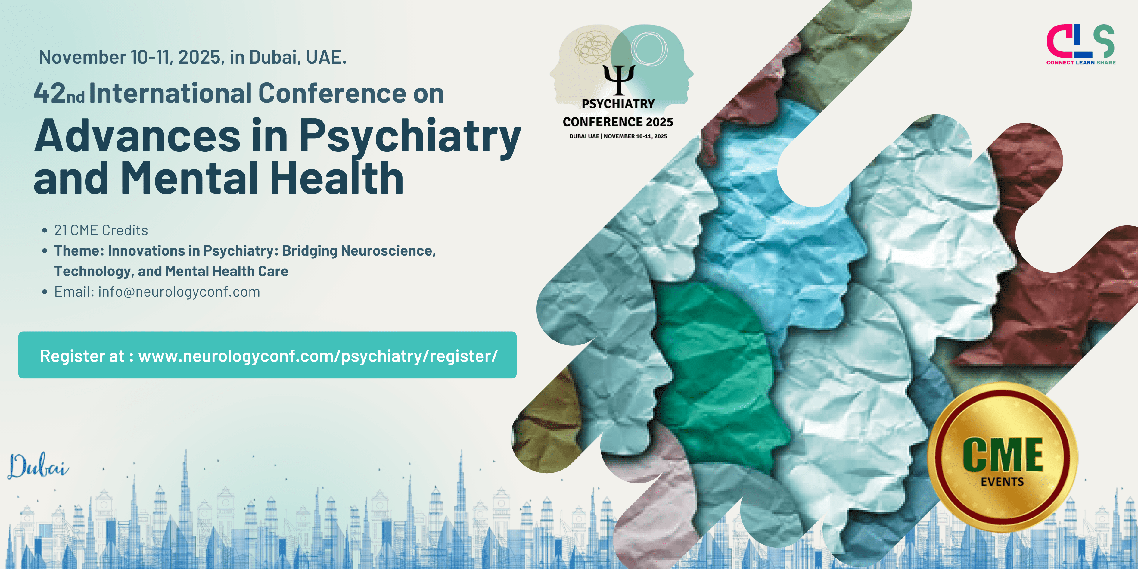 Psychiatry Conference 2025 | Dubai | UAE | Asia